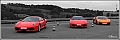 Deux Ferrari F430 + Lambo Superleggera